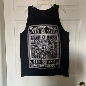LAST KINGS Black Tank Top Size L.